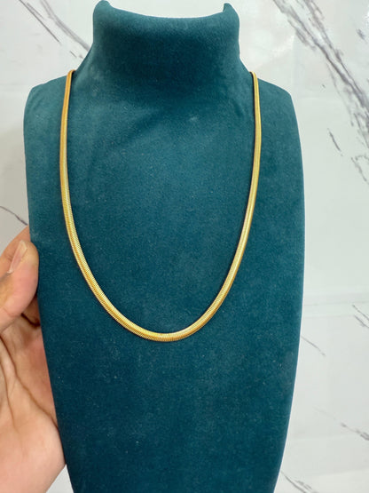 Men's Golden Snake Chain